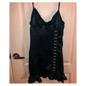 12th Tribe Black Mini Dress.
